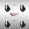 Service Caster 4 Inch 316SS Soft Rubber Wheel Swivel 10mm Threaded Stem Caster Set SCC SCC-SS316TS20S414-SRS-M1015-4 - alternate 4